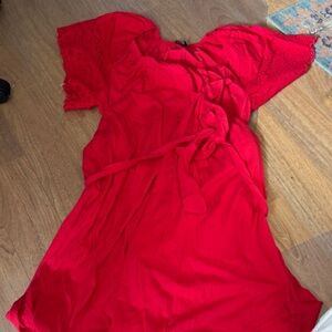 Lane Bryant Dress Size 18/20 Plus Size Tie Casual Dress NEW